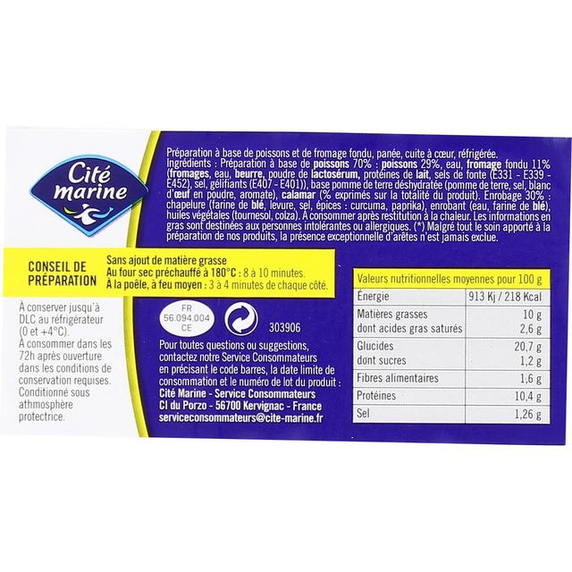 3492500026265 - Cité Marine - Croc baby au fromage