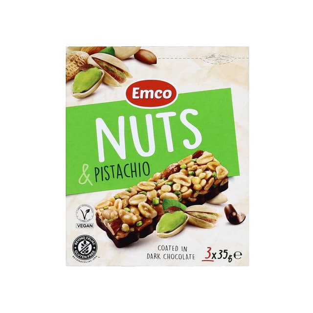 8595229907565 - Emco - Barre céréales pistache