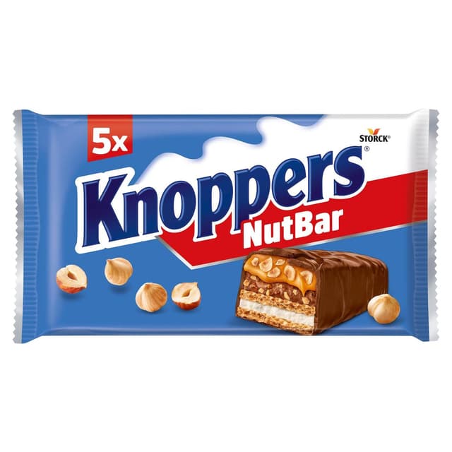 4014400929065 - Knoppers - Gaufrettes fourrées au lait et aux noisettes enrobées de chocolat au lait
