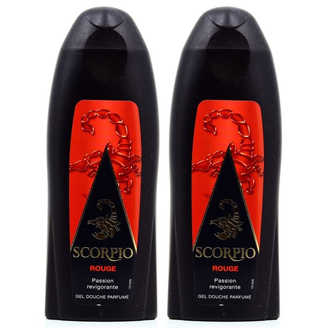 2050000329265 - Scorpio - Gel douche et shampooing rouge passion revigorante