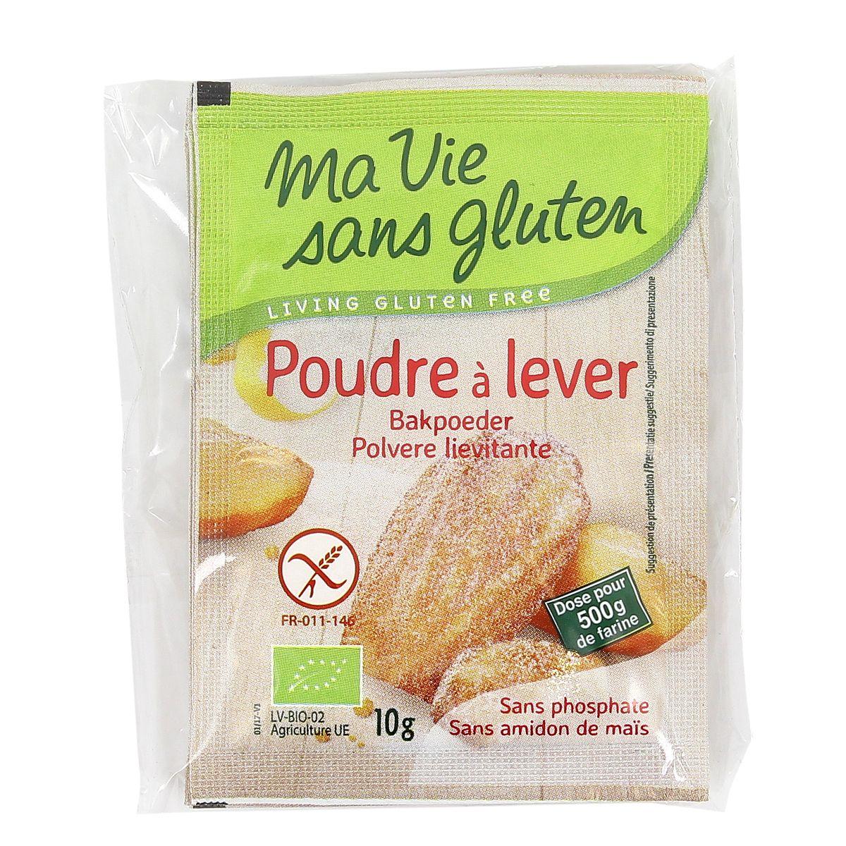 Ma Vie Sans Gluten - Poudre à lever Bio et sans gluten
