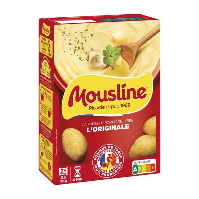 3760381260666 - Mousline - Purée Nature