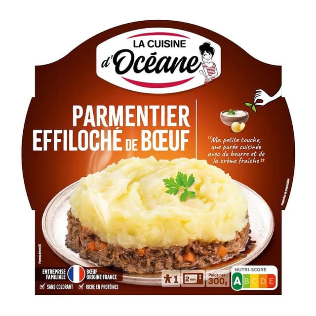 3188720001266 - La Cuisine d'Océane - Parmentier effiloché de Bœuf