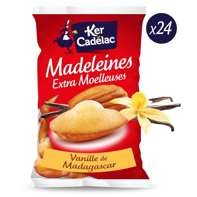 3259426041266 - Ker Cadélac - Madeleines Moelleuse à la Vanille de Madagascar