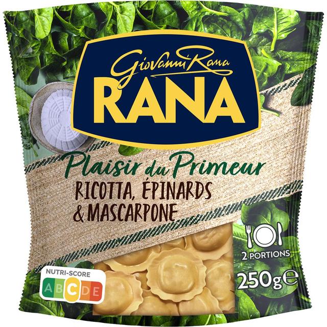 8001665712866 - Giovanni Rana - Raviolis Frais Ricotta, Epinard & Mascarpone
