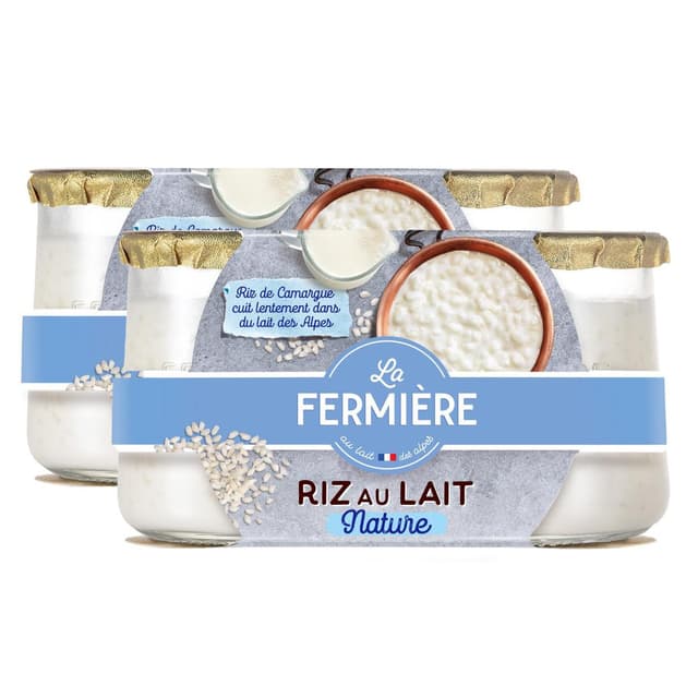 3279231501007 - La Fermière - Riz au lait nature