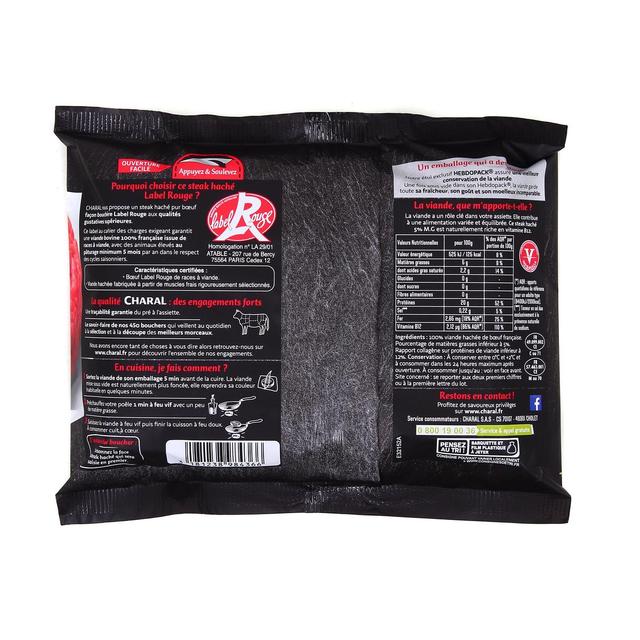 3181238984366 - Charal - Steaks Hachés 5%MG Façon Bouchère Label Rouge