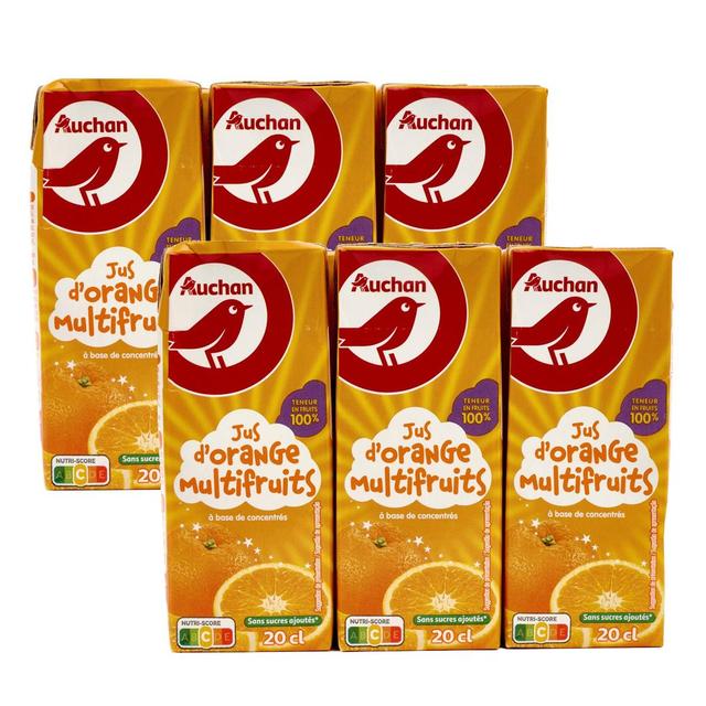 2050000406966 - Auchan - Jus d'orange multifruits