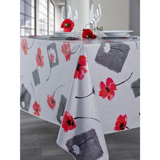 3372360586966 - Calitex - Nappe en toile ciré blanc