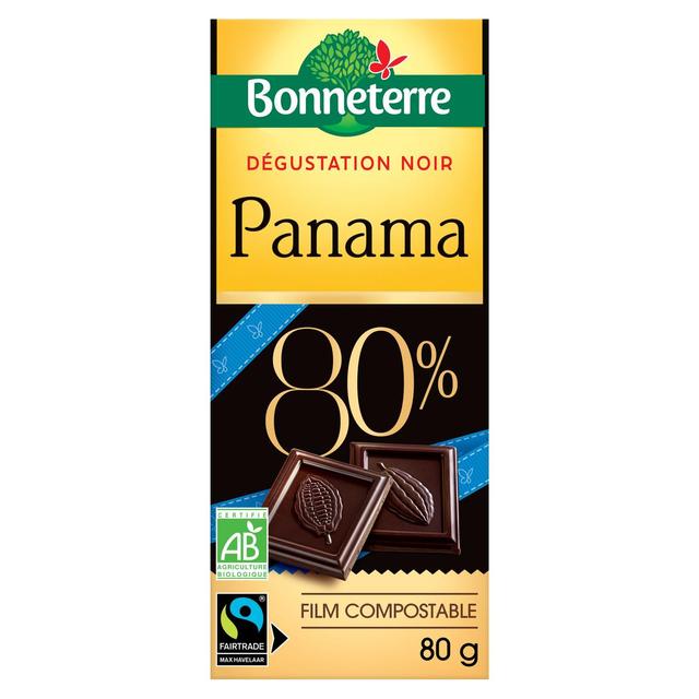 3396410047566 - Bonneterre - Chocolat Noir bio Panama 80% de Cacao