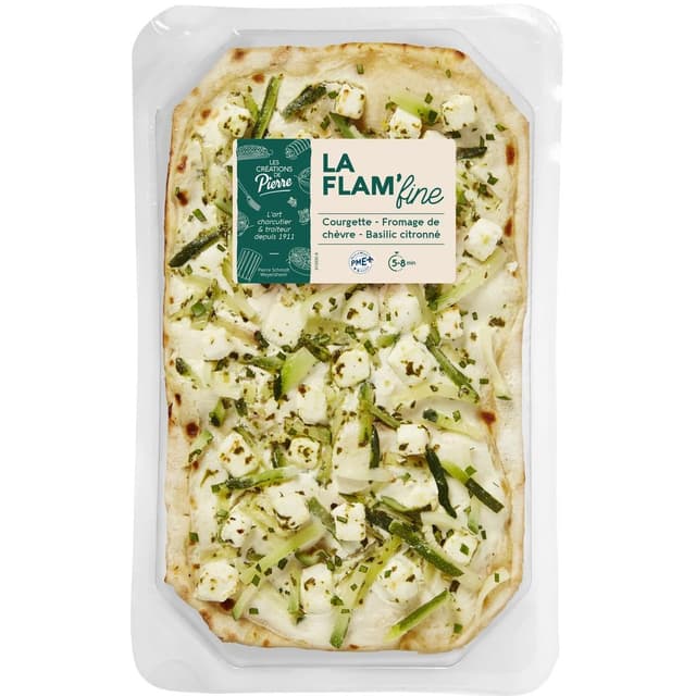 3234510048666 - Pierre Schmidt - Tarte fine Courgette Chèvre Basilic