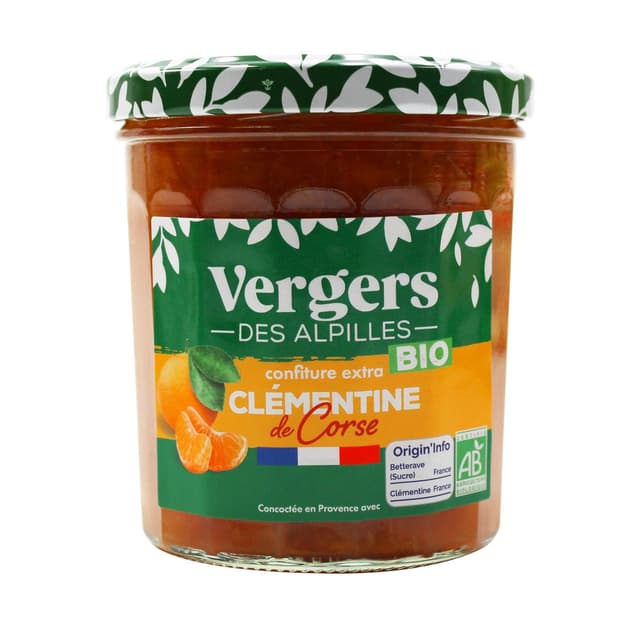 3452200009166 - Vergers des Alpilles - Confiture Extra de Clémentines Bio