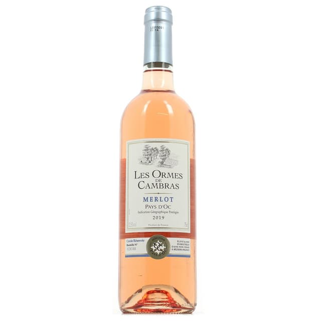 3211209969266 - Vin de pays d'Oc rosé IGP - Les Ormes De Cambras Merlot