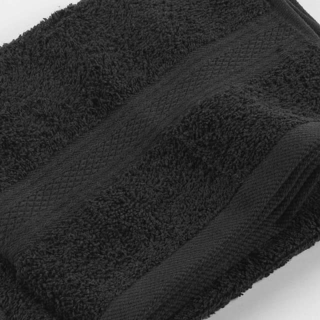 3574388009766 - Douceur D Interieur - 2 gants de toilette Eponge Noir