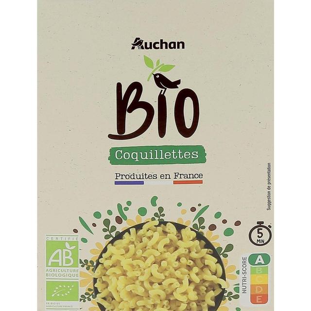 3596710519866 - Auchan BIO - Pâtes Coquillettes Bio