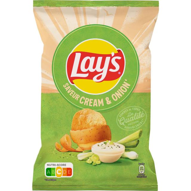 3168930010067 - Lay's - Chips saveur cream & onion
