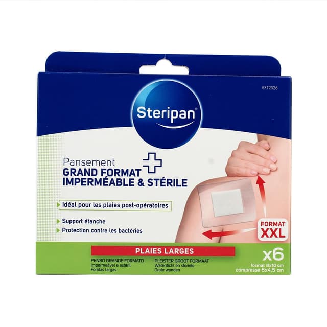 3031443120267 - Steripan - Pansement stérile imperméable grand format