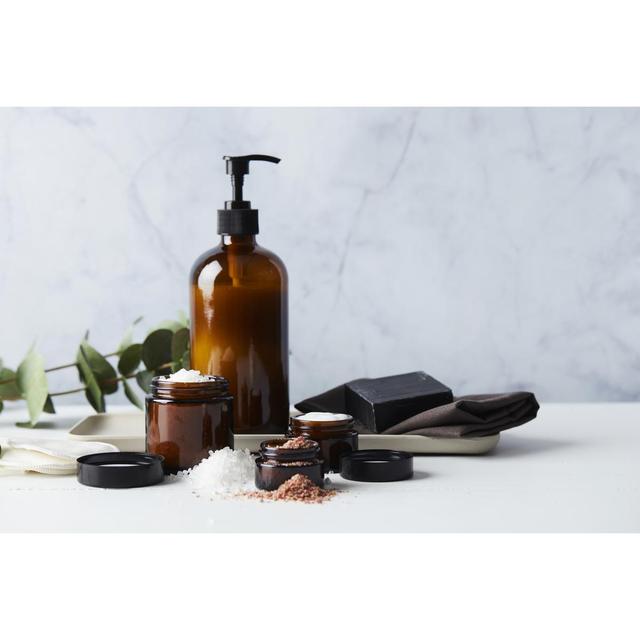 5420059850367 - Point virgule - Bouteille en verre avec pompe ambré