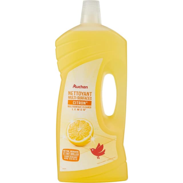 3596710521067 - Auchan - Nettoyant liquide multi-surfaces dégraissant citron