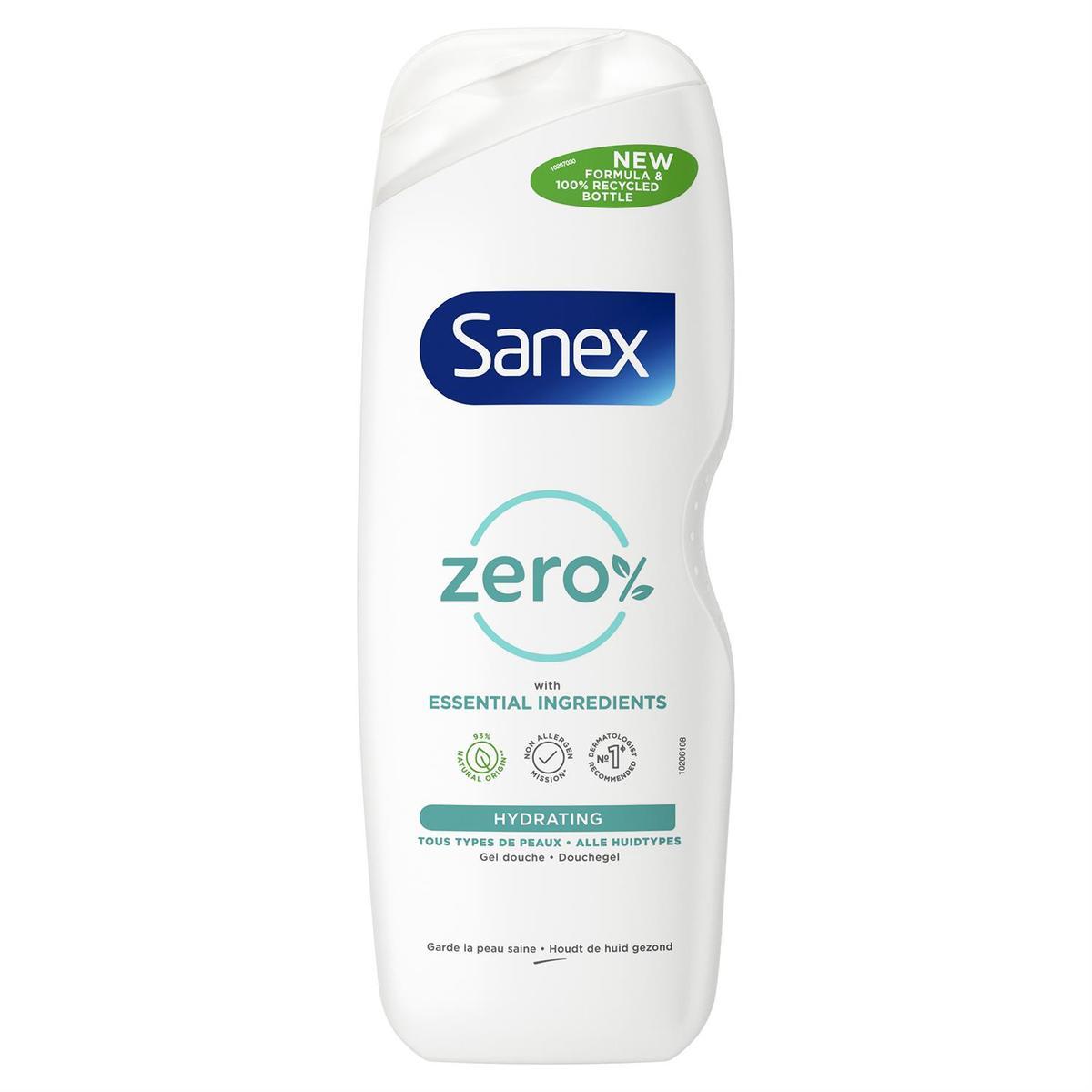 8718951481367 - Sanex - Gel douche Hydratant Zero% tous types de peaux