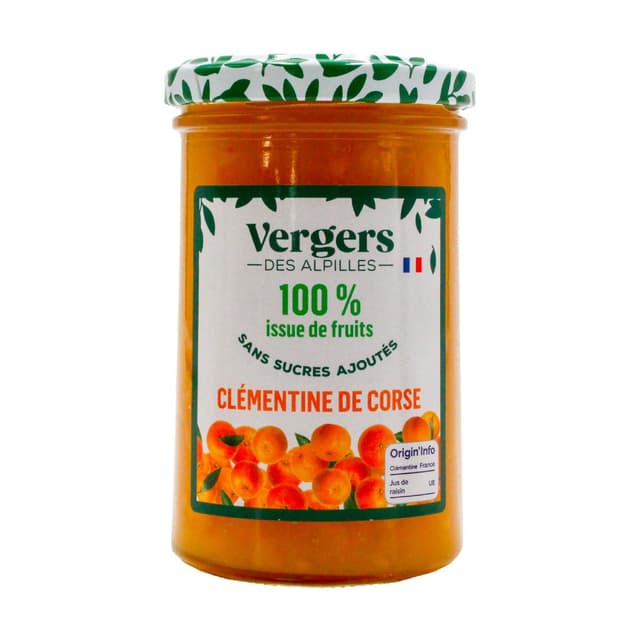 3452200001467 - Vergers des Alpilles - Préparation 100% Fruit Clémentine de Corse