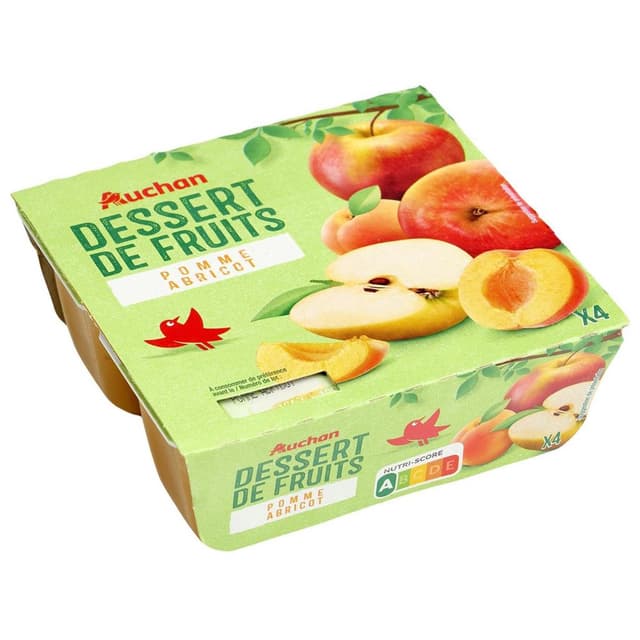 3596710353767 - Auchan - Compote pomme abricot