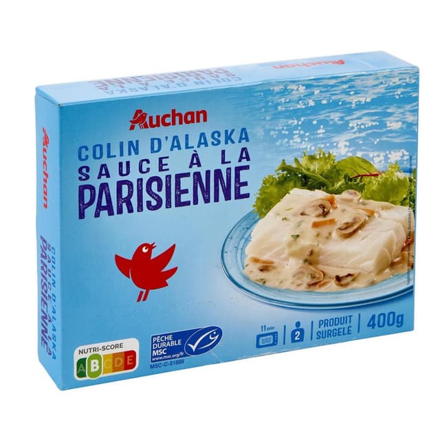 3596710534067 - Auchan - Colin d Alaska sauce à la parisienne