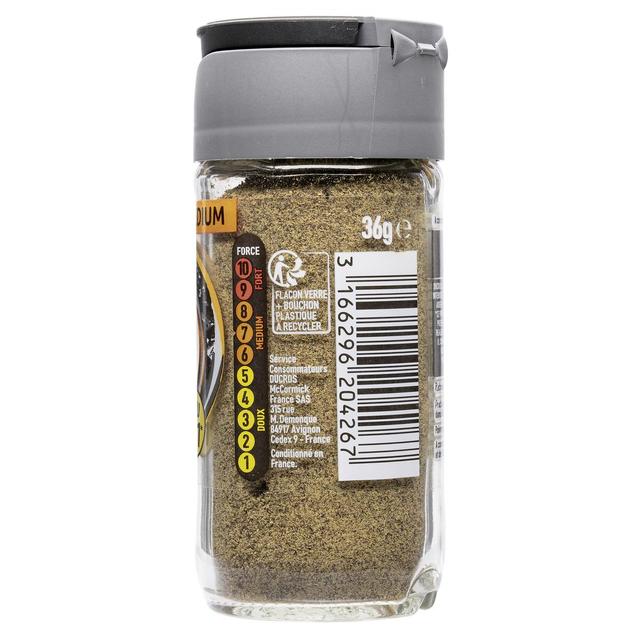 3166296204267 - Ducros - Poivre gris moulu