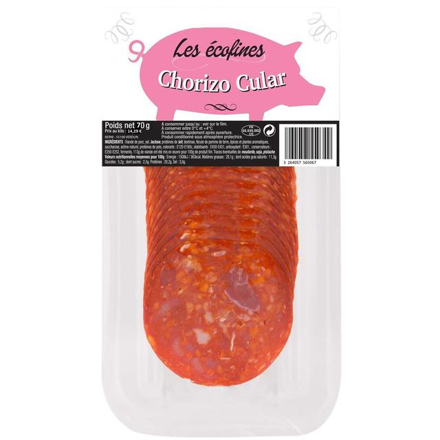 3264057565067 - Berni - Chorizo Cular Tranché