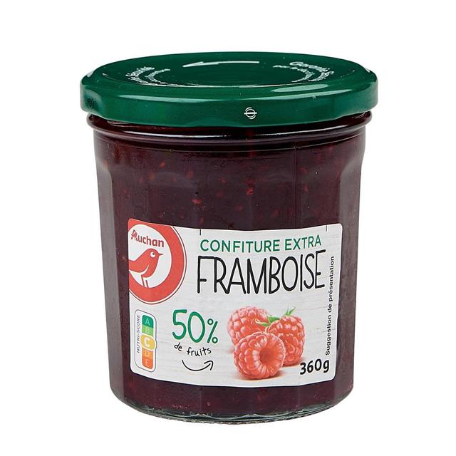 3596710475667 - Auchan - Confiture extra de framboises