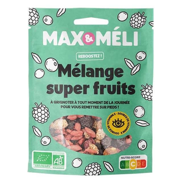 3760099536367 - Max et Méli - Mélange super fruits bio