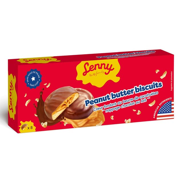 3545360207067 - Lenny - Peanut Butter Biscuits - Biscuits au beurre de cacahuètes