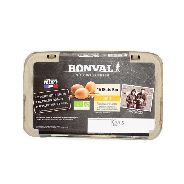 3760099537067 - Bonval - Oeufs bio