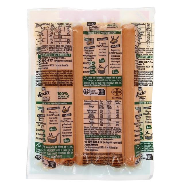 7613035287167 - Herta - Knacki Saucisses 100 % Poulet