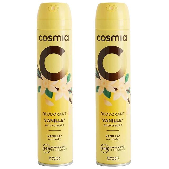 2050000407567 - COSMIA - Déodorant spray 24h vanille anti-traces sans sels d'Aluminium