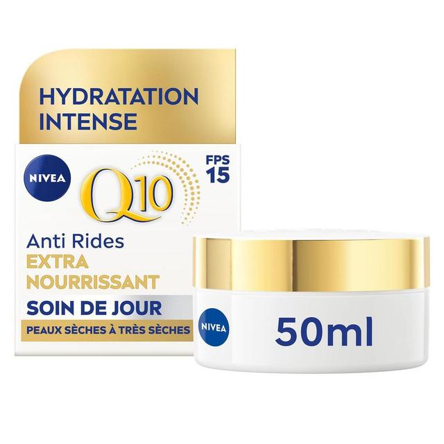 4005900659767 - Nivea - Soin Visage de Jour Réparateur Q10 Anti-Rides Extra Nourrissant FPS 15