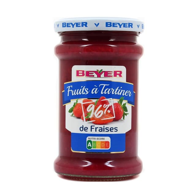 3299341159967 - Beyer - Fruits à tartiner 96% de fraises