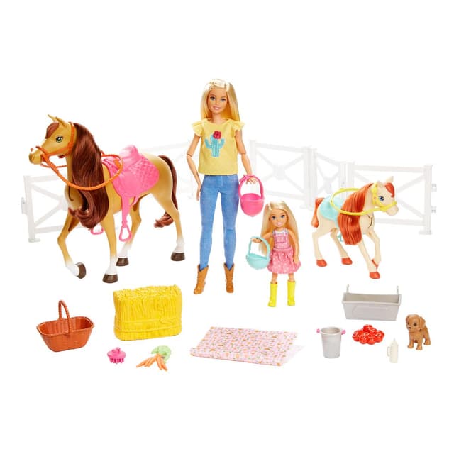0887961691368 - Barbie - Mattel - Barbie et chelsea amies des chevaux
