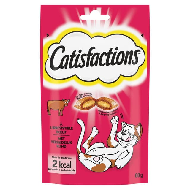 5998749121368 - Catisfactions - Friandises pour chat au boeuf
