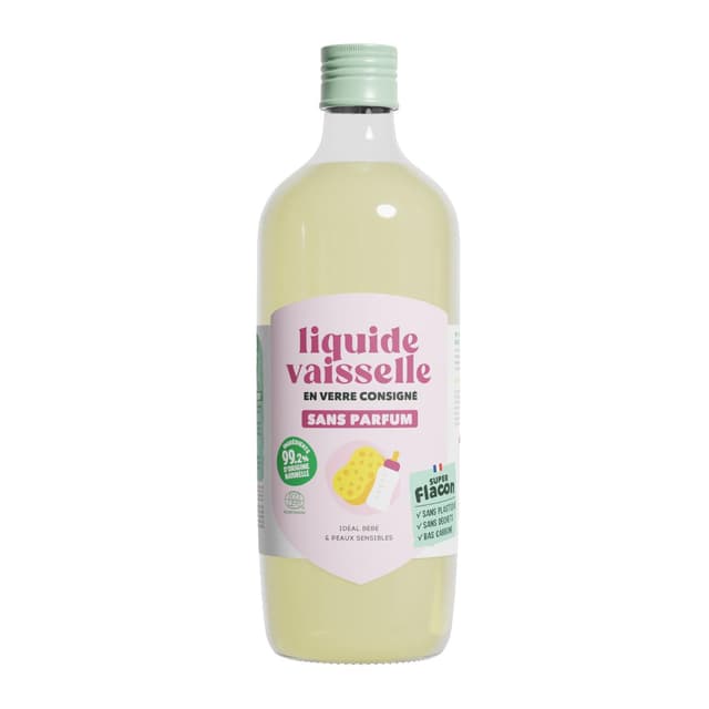 3770015542068 - Super Flacon - Liquide vaisselle sans parfum 