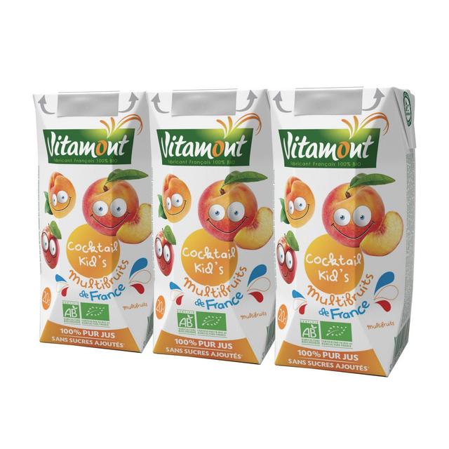 3289196264268 - Vitamont - Jus Cocktail Kid's Multifruit bio