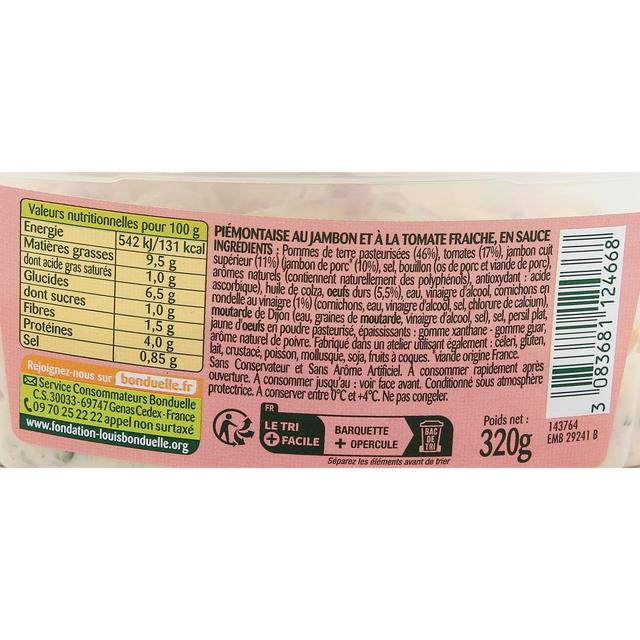 3083681124668 - Bonduelle - Salade Piémontaise