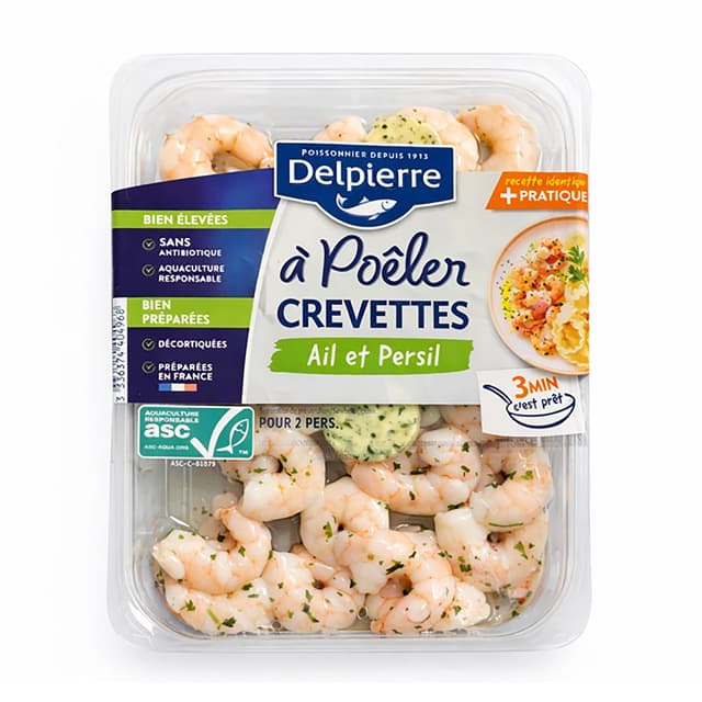 3336374404968 - Delpierre - Crevette Ail & Persil 