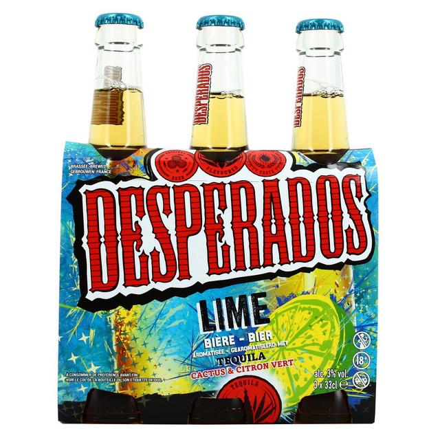 3119780256068 - Desperados Lime - Bière aromatisée tequila-lemon-cactus