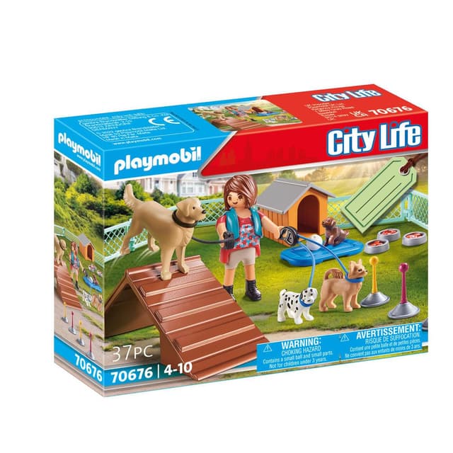 4008789706768 - PLAYMOBIL® City Life - Set cadeau Educatrice et chiens
