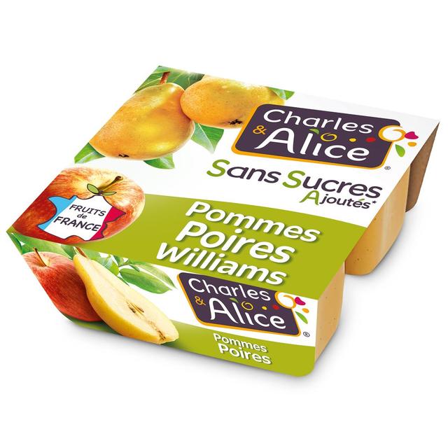 3297760097068 - Charles et Alice - Pomme poire sans sucre ajouté