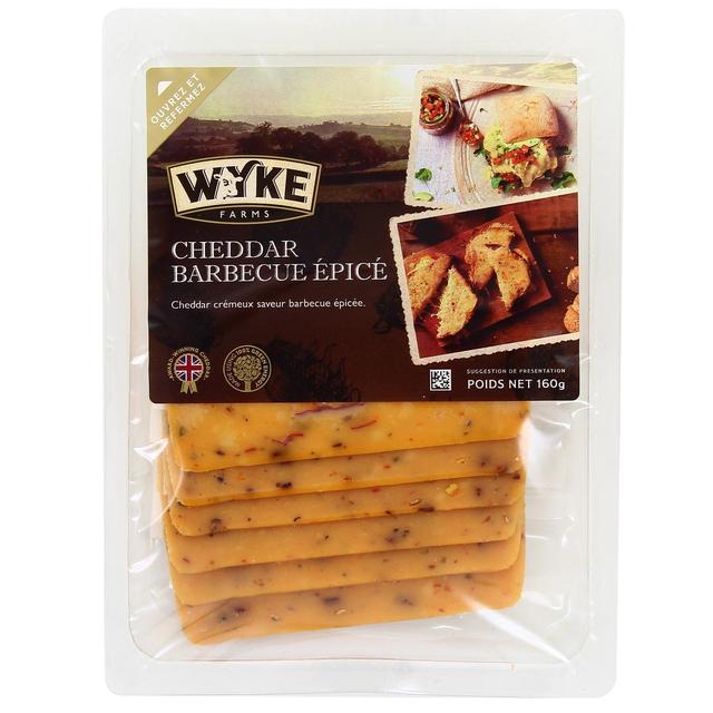 5021427909368 - Wyke Farms - Cheddar Tranché Saveur Barbecue Epicé