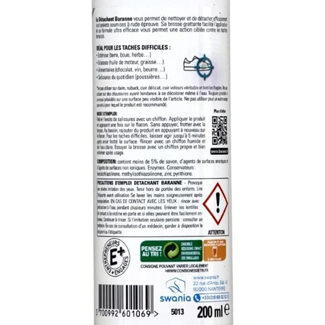 3700992601069 - Baranne - Détachant Taches Difficiles Basket