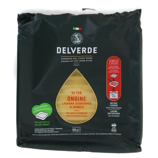 8006680041069 - Delverde - Lasagnes précuites N°106