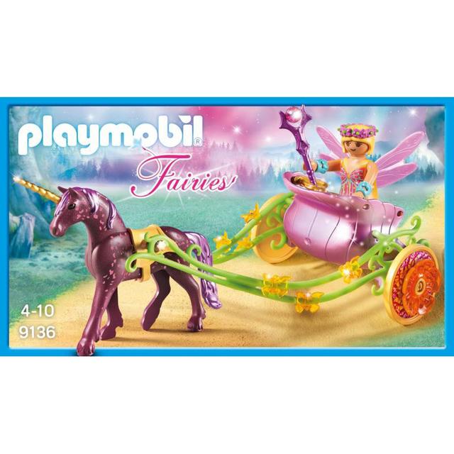 4008789091369 - PLAYMOBIL® Fairies - Fée avec carrosse et licorne